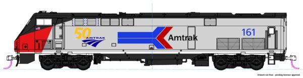 176-6035 P42 Amtrak P42 Genesis 50th anniversary Midnight blue #100